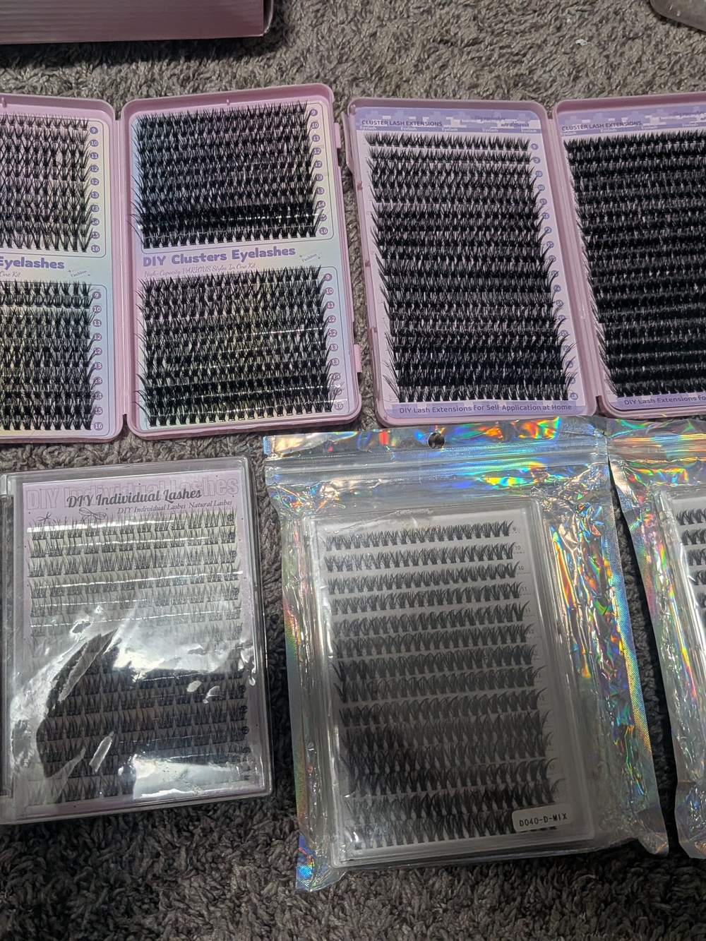 Huge Eyelash Extensions Lot